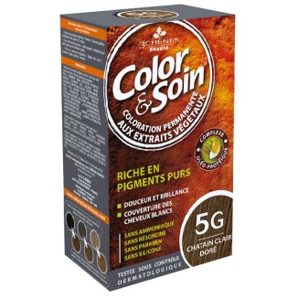 Color&Soin, farba do włosów, 5G, jasnozłocisty szatyn, 135 ml - zdjęcie produktu