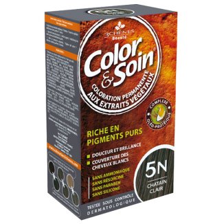Color&Soin, farba do włosów, 5N, jasny szatyn, 135 ml - zdjęcie produktu