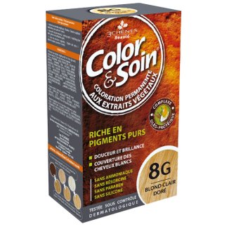 Color&Soin, farba do włosów, 8 g, złocisty jasny blond, 135 ml - zdjęcie produktu