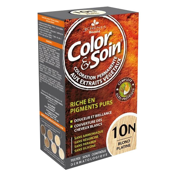 Color & Soin Color&Soin, Haarfarbe, 10N, blond platin, 135 ml — Inhaltsstoffe und Bewertung