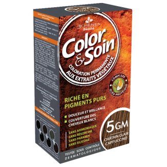 Color&Soin, farba do włosów, 5GM, brąz cappuccino, 135 ml - zdjęcie produktu