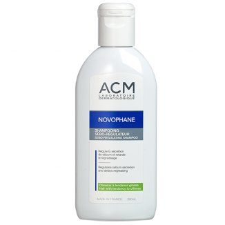 ACM Novophane, szampon sebo-regulujący, 200 ml USZKODZONE OPAKOWANIE ACM Novophane, szampon sebo-regulujący, 200 ml USZKODZONE OPAKOWANIE - zdjęcie produktu