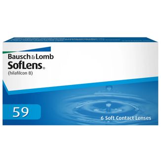 Bausch + Lomb Soflens 59 8,6, soczewki kontaktowe, 30-dniowe, -1,00, 6 sztuk - zdjęcie produktu