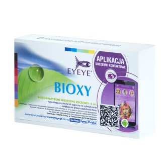 Soczewki kontaktowe Eyeye Bioxy, 30-dniowe, -0,75, 6 sztuk - zdjęcie produktu