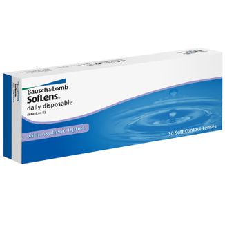 Bausch+Lomb Soflens Daily Disposable 8,6, soczewki kontaktowe, 1-dniowe, -1,00, 30 sztuk USZKODZONE OPAKOWANIE - zdjęcie produktu