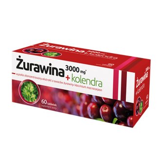 Żurawina + Kolendra, 60 tabletek - zdjęcie produktu