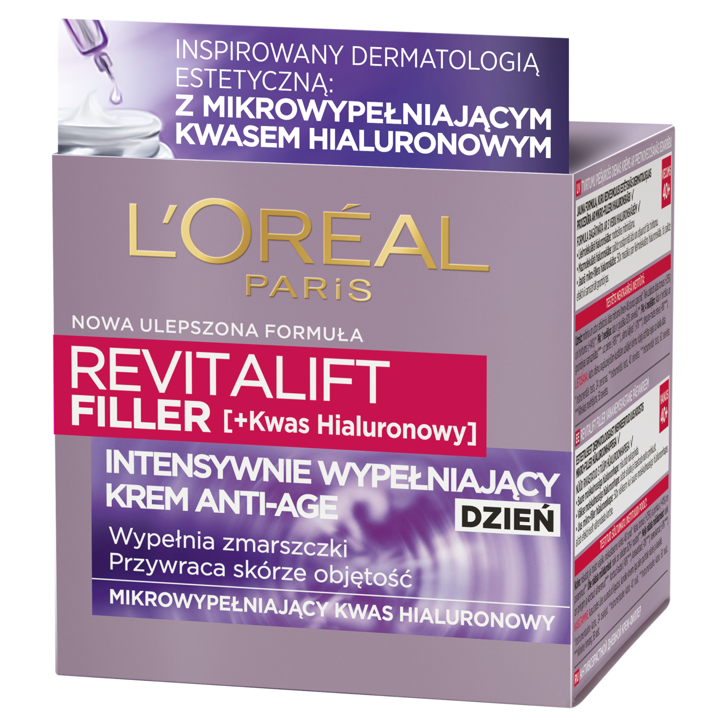 L'Oreal Paris L’Oreal Revitalift Filler [HA], Creme anti-age intensiv auffüllend, für den Tag, 50 ml — Inhaltsstoffe und Bewertung