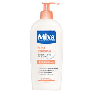 Mixa Shea Nourish, balsam do ciała, skóra sucha, 400 ml - zdjęcie produktu