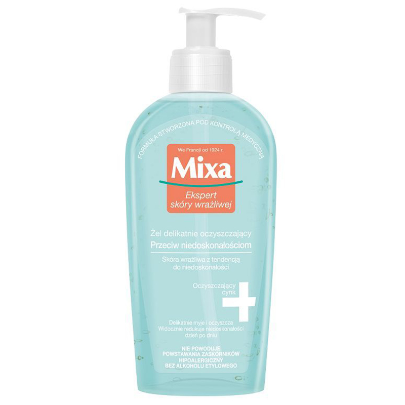 Mixa Mixa Anti Imperfection, reinigend Gesichtsreinigungsgel gegen Unreinheiten, 200 ml — Inhaltsstoffe und Bewertung