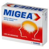 Migea 200 mg, 4 tabletki - miniaturka zdjęcia produktu