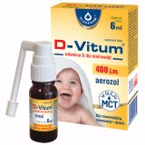 D-Vitum 400 j.m., witamina D dla niemowląt, aerozol, 6 ml - miniaturka zdjęcia produktu