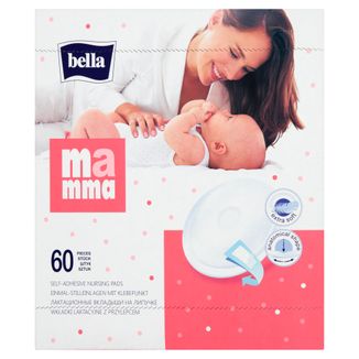 Bella Mamma, wkładki laktacyjne z przylepcem, 60 sztuk USZKODZONE OPAKOWANIE - zdjęcie produktu