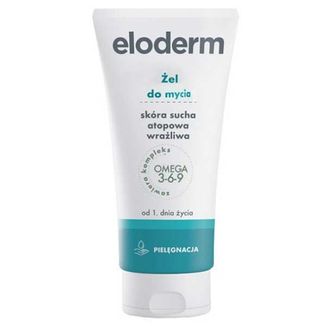 Eloderm Omega 3-6-9, żel do mycia ciała dla dzieci i dorosłych, 200 ml - zdjęcie produktu