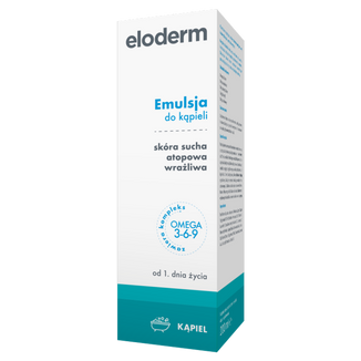 Eloderm Omega 3-6-9, emulsja do kąpieli dla niemowląt i dzieci, 200 ml - zdjęcie produktu