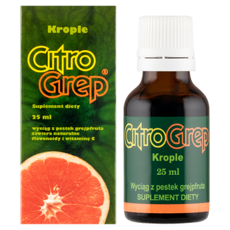 CitroGrep, wyciąg z pestek grejpfruta, krople, 25 ml - zdjęcie produktu