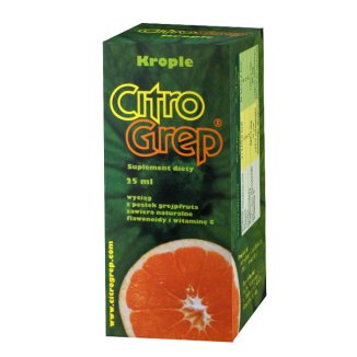 CitroGrep, wyciąg z pestek grejpfruta, krople, 25 ml - zdjęcie produktu