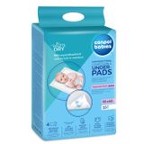 Canpol Babies, wielofunkcyjnie podkłady higieniczne, jednorazowe, z paskami samoprzylepnymi, 90 cm x 60 cm, 10 sztuk - miniaturka zdjęcia produktu