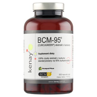 Kenay BCM-95 Biocurcumin, ekstrakt z kurkumy, 300 kapsułek - zdjęcie produktu