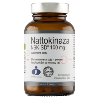 Kenay Nattokinaza NSK-SD 100 mg, 60 kapsułek - zdjęcie produktu