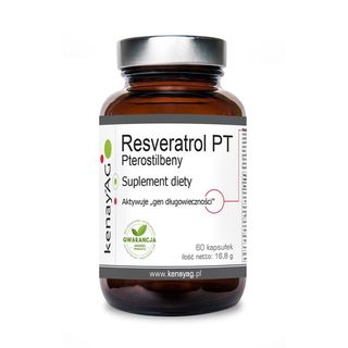 KenayAG, Resveratrol PT Pterostilbeny, 60 kapsułek - zdjęcie produktu