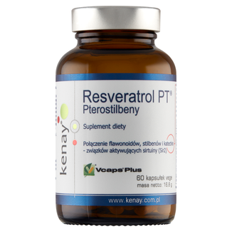 Kenay, Resveratrol PT Pterostilbeny, 60 kapsułek - zdjęcie produktu