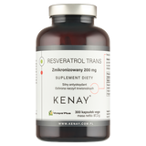 Kenay Resveratrol Trans Zmikronizowany 200 mg, 300 kapsułek vege - miniaturka zdjęcia produktu