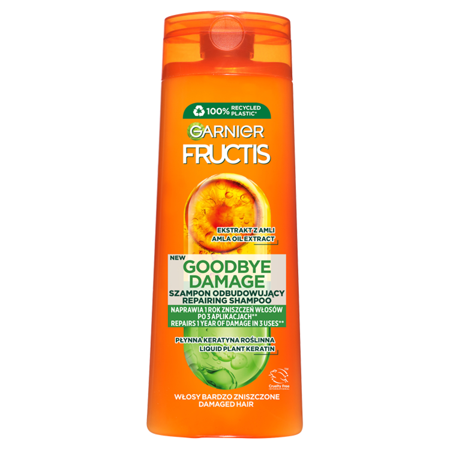 Garnier Garnier Fructis Goodbye Damage, szampon wzmacniający do włosów bardzo zniszczonych, 400 ml