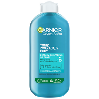 Garnier Czysta Skóra, tonik zwężający pory, 200 ml - zdjęcie produktu