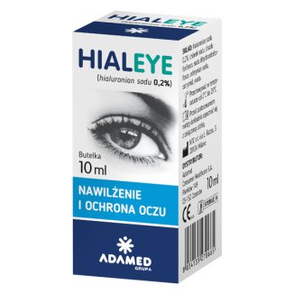 Hialeye 0,2%, nawilżające krople do oczu, 10 ml - zdjęcie produktu