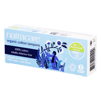 Natracare Regular, tampony higieniczne z bawełny organicznej, 20 sztuk KRÓTKA DATA - zdjęcie produktu