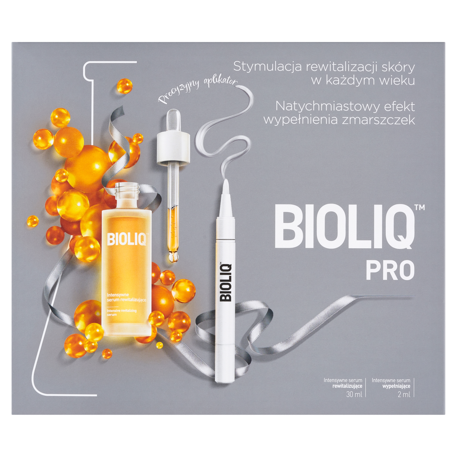 Bioliq Zestaw Bioliq Pro, intensywne serum rewitalizujące, 30 ml + intensywne serum wypełniające, 2 ml