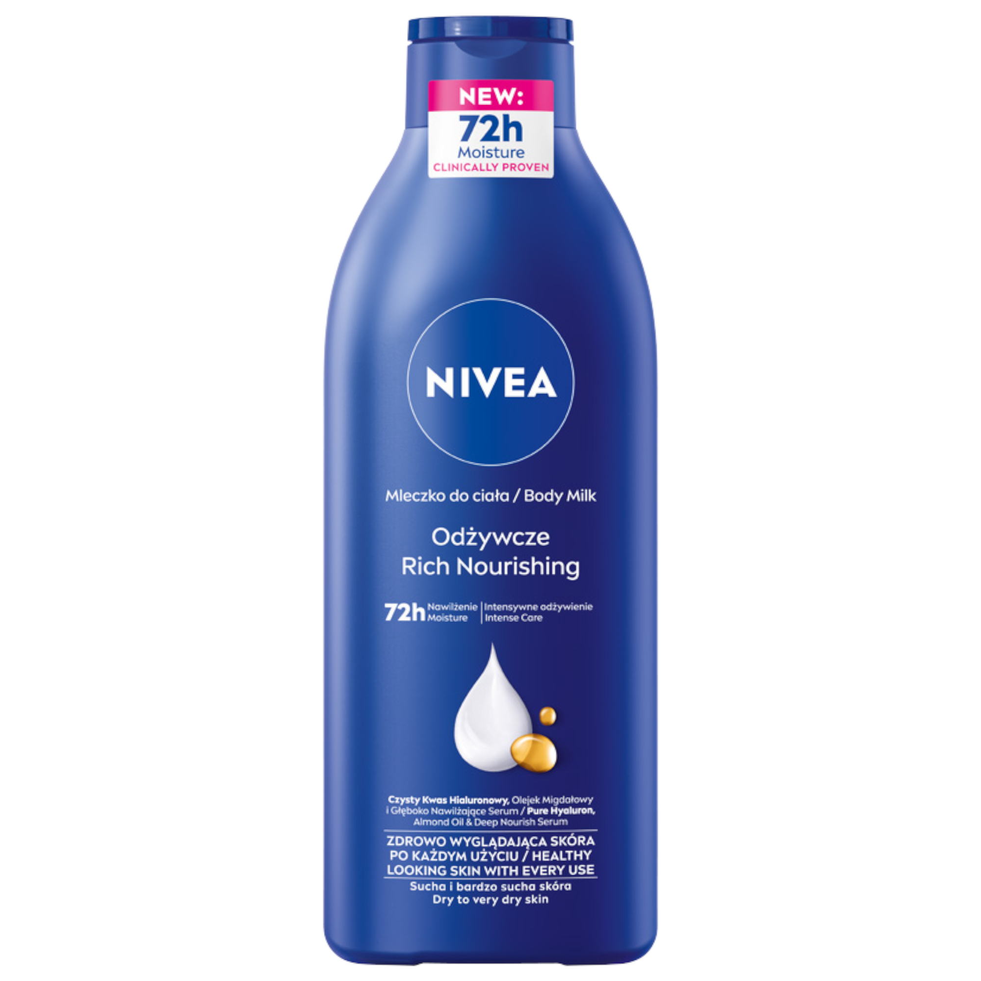 Nivea Nivea, pflegend Körpermilch, trockene Haut und sehr trocken, 400 ml — Inhaltsstoffe und Bewertung