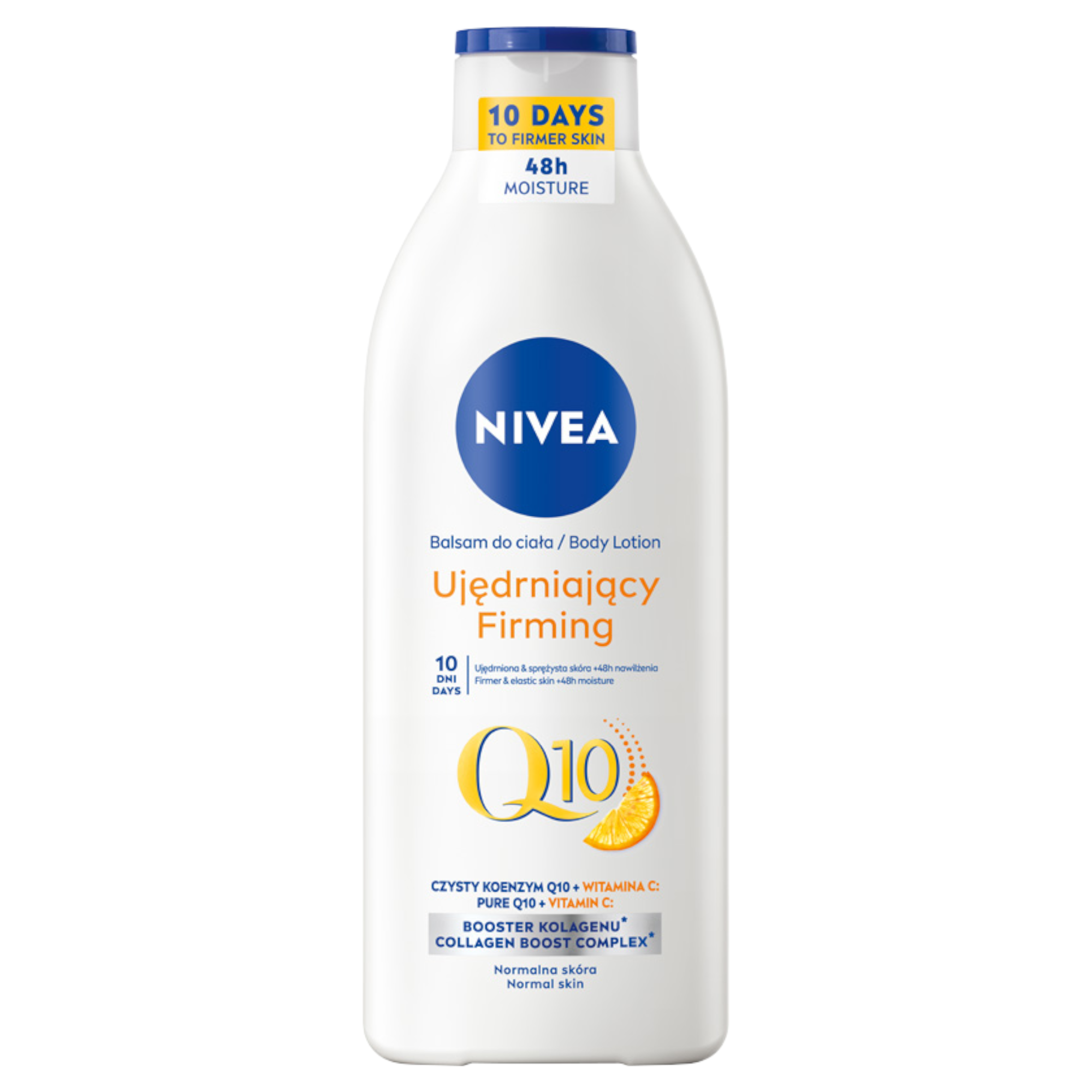 Nivea Nivea Q10, straffend Körperlotion z mit Coenzym Q10 und Vitamin C, Haut normal, 400 ml — Inhaltsstoffe und Bewertung