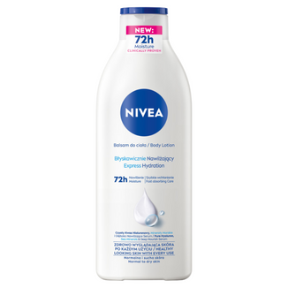 Nivea, błyskawicznie nawilżający balsam do ciała, 400 ml - zdjęcie produktu