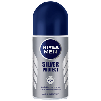 Nivea Men Silver Protect, antyperspirant roll-on dla mężczyzn, 48h, 50 ml - zdjęcie produktu