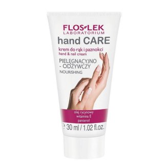 Flos-Lek Hand care, krem do rąk, pielęgnacyjno-odżywczy, 30 ml - zdjęcie produktu