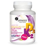 Aliness Witamina K2 MK-7 Forte 200 µg + D3 2000 j.m., 60 kapsułek - miniaturka zdjęcia produktu