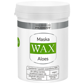 WAX Pilomax, Aloes, maska regenerująca do włosów cienkich, 240 ml - zdjęcie produktu