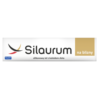 Silaurum na blizny, silikonowy żel na blizny z nanokoloidem złota, 15 ml - zdjęcie produktu