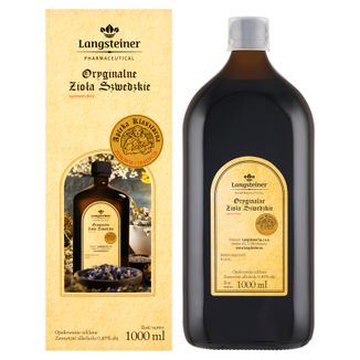 Langsteiner Oryginalne Zioła Szwedzkie, 1000 ml - zdjęcie produktu