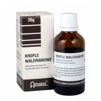 Krople walerianowe 1 ml/ ml, krople doustne, 35 g - zdjęcie produktu