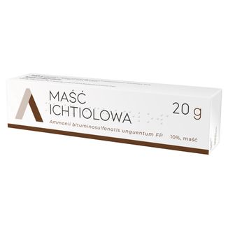 Maść ichtiolowa 10%, 20 g USZKODZONE OPAKOWANIE - zdjęcie produktu