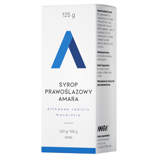 Syrop prawoślazowy Amara 35,9 g/100 g, 125 g USZKODZONE OPAKOWANIE - zdjęcie produktu