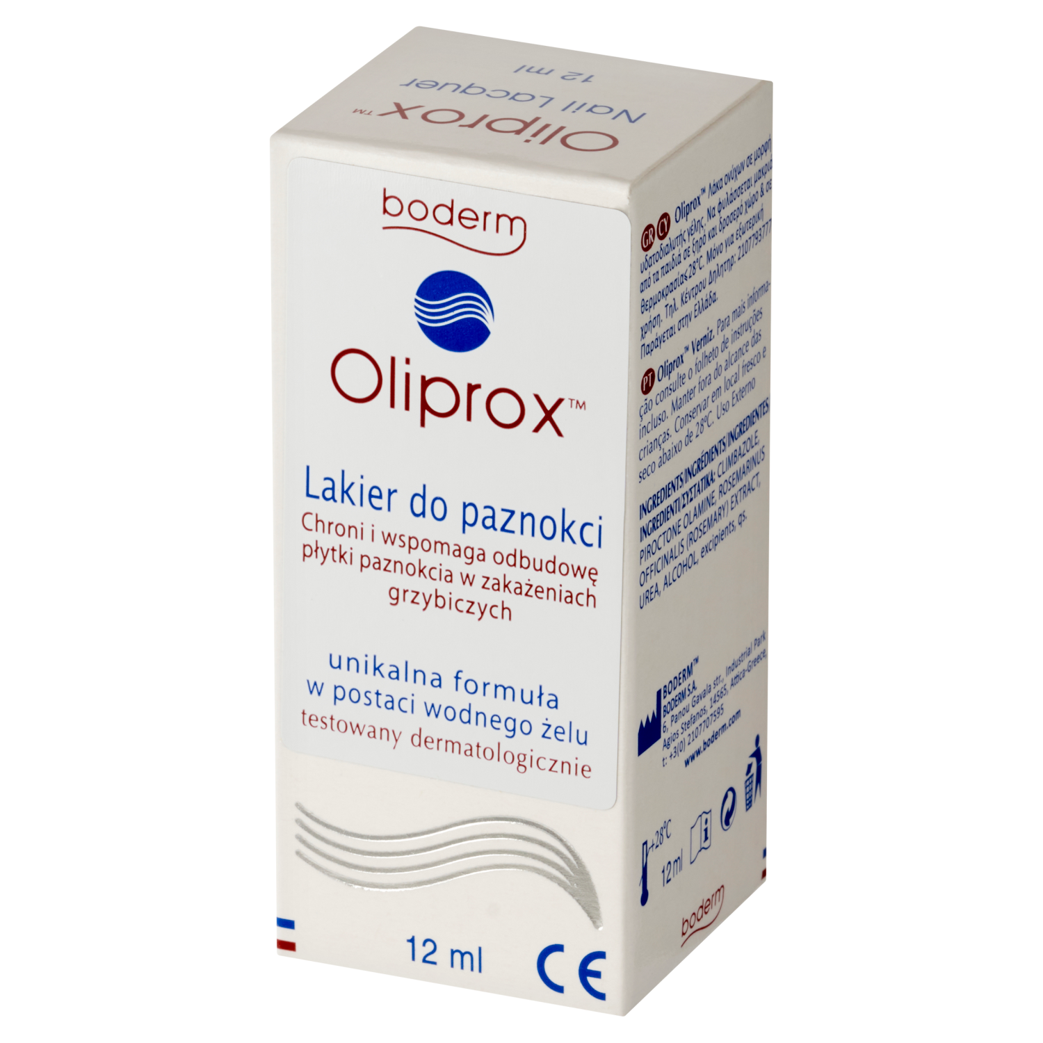 Oliprox Oliprox, lakier do paznokci na grzybicę, 12 ml — Składniki i ocena