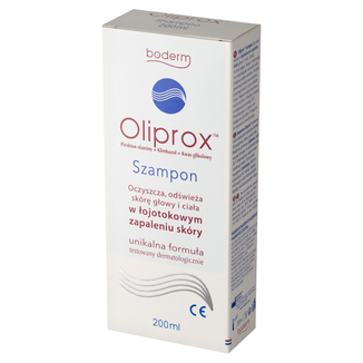 Oliprox, szampon do stosowania w łojotokowym zapaleniu skóry głowy i ciała, 200 ml - zdjęcie produktu