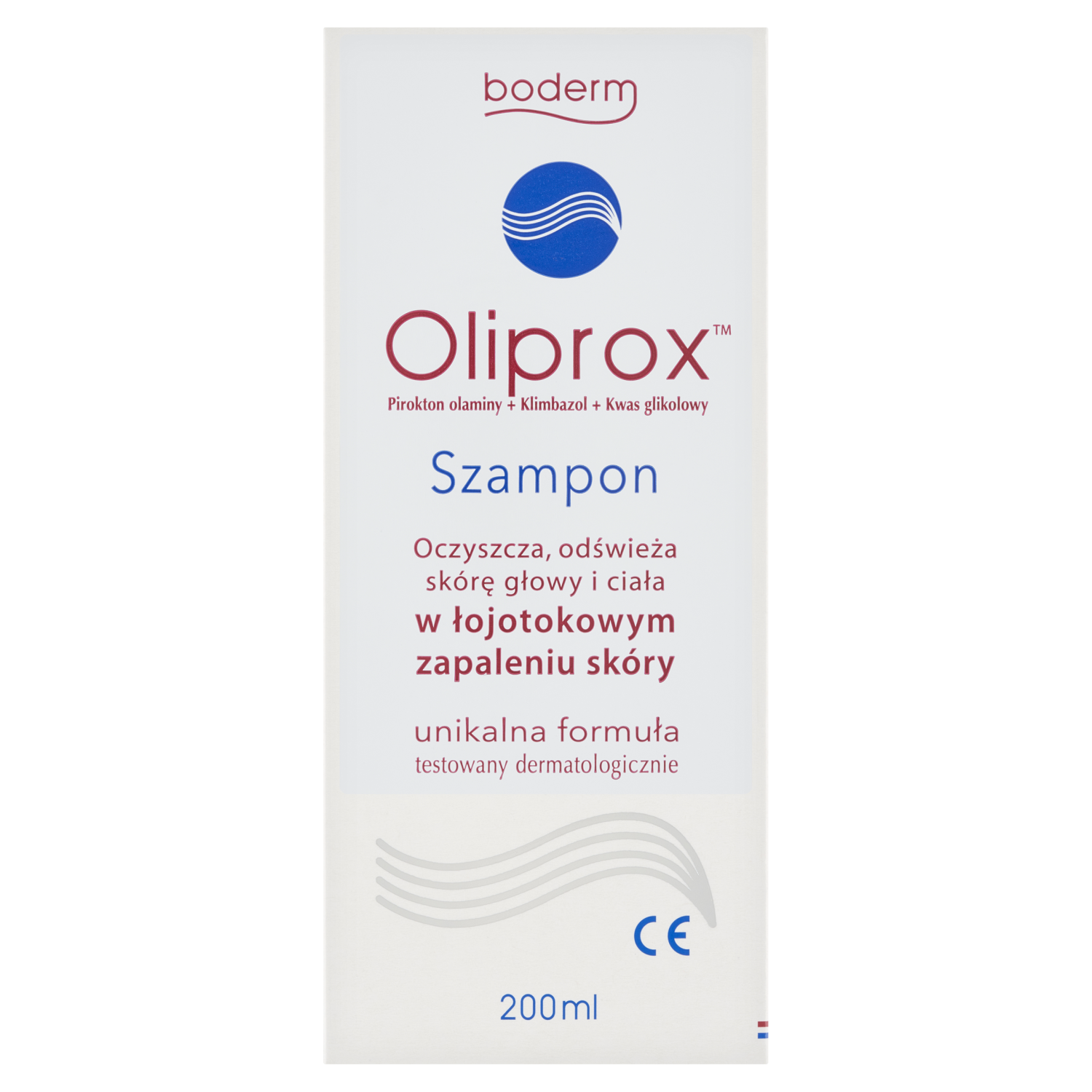 Oliprox Oliprox, szampon przeciwłupieżowy na ŁZS, łupież i grzybicę skóry, 200 ml
