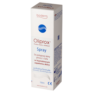 Oliprox, spray do stosowania w łojotokowym zapaleniu skóry głowy i ciała, 150 ml - zdjęcie produktu