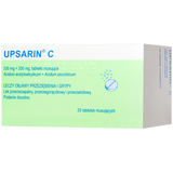 Upsarin C 330 mg + 200 mg, 20 tabletek musujących (import równoległy) - miniaturka zdjęcia produktu