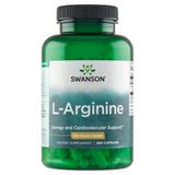 Swanson L-Arginine, L-arginina 500 mg, 200 kapsułek - miniaturka zdjęcia produktu
