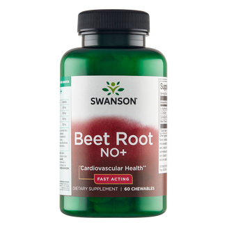 Swanson Beet Root NO+, 60 tabletek do żucia - zdjęcie produktu